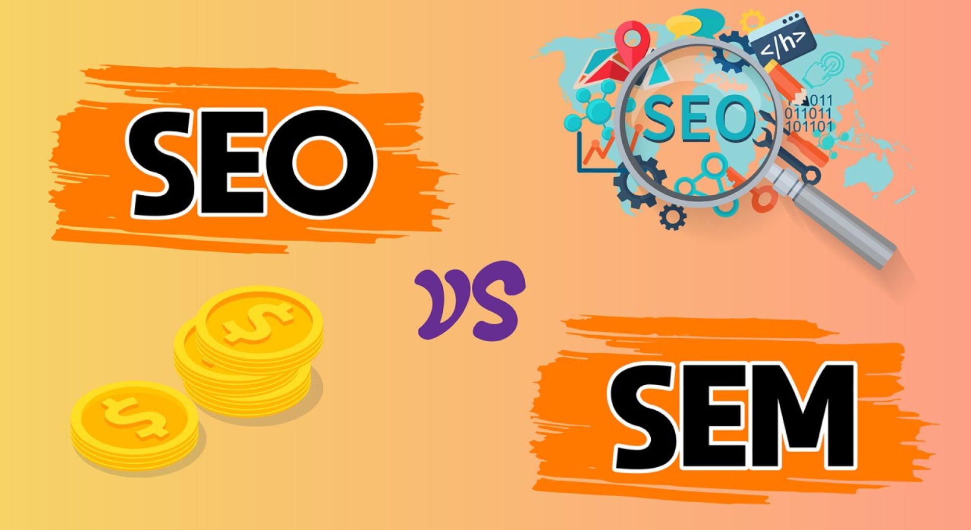 How to Win the Battle for Online Visibility with SEM vs SEO